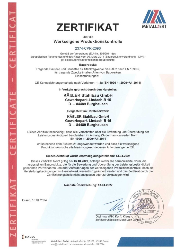 Zertifikat WPK
